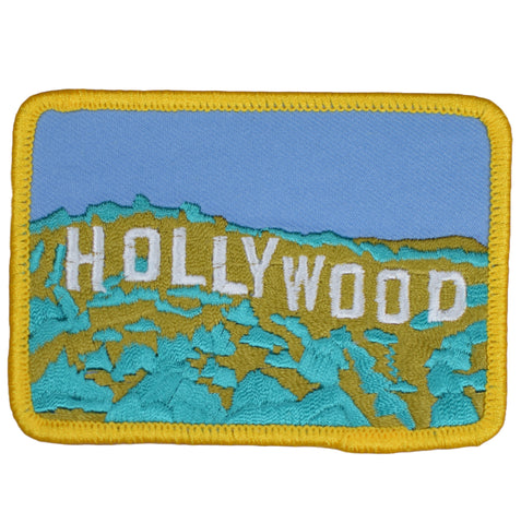 Hollywood Patch - Hollywood Hills, California, Los Angeles 3.5" (Iron or Sew On)