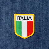 Italia Patch - Italy Embroidered Badge 2-7/8" (Iron Or Sew On)
