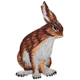 Jack Rabbit Applique Patch - Embroidered Animal Badge 2-1/8" (Iron On)