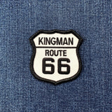Kingman Arizona Patch - Embroidered Route 66 Highway Sign Badge 2.5" (Iron On)