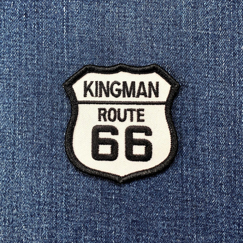Kingman Arizona Patch - Embroidered Route 66 Highway Sign Badge 2.5" (Iron On)