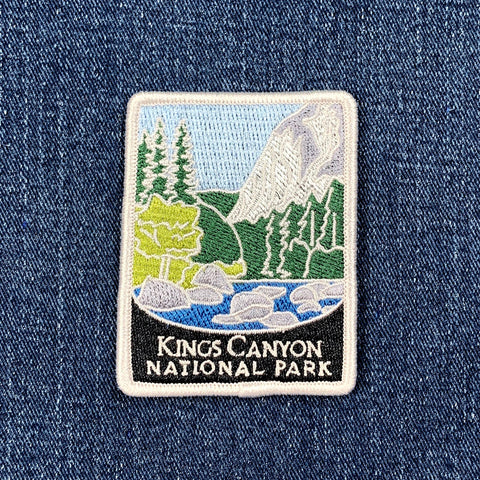 Kings Canyon National Park Patch - Embroidered Sierra Nevada California Badge 2-7/8" (Iron On)