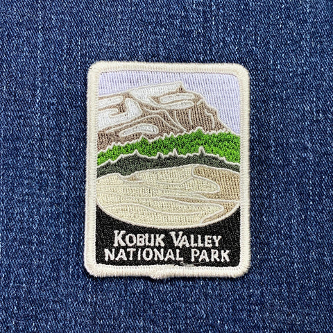 Kobuk Valley National Park Patch - Embroidered Alaska Badge 2-7/8" (Iron On)