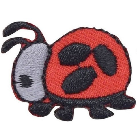 Ladybug Applique Patch - Insect, Bug Badge 1-1/8" (Clearance, Iron on)