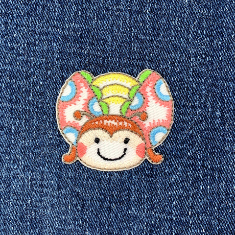 Ladybug Applique Patch - Embroidered Insect Badge 1-5/8" (Clearance, Iron On)