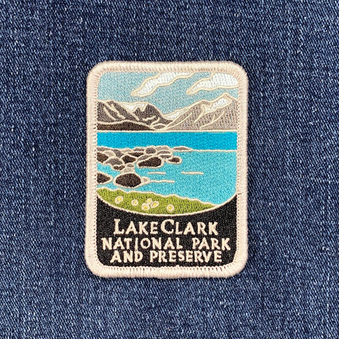 Lake Clark National Park Patch - Embroidered Alaska Preserve Badge 2-7/8" (Iron On)