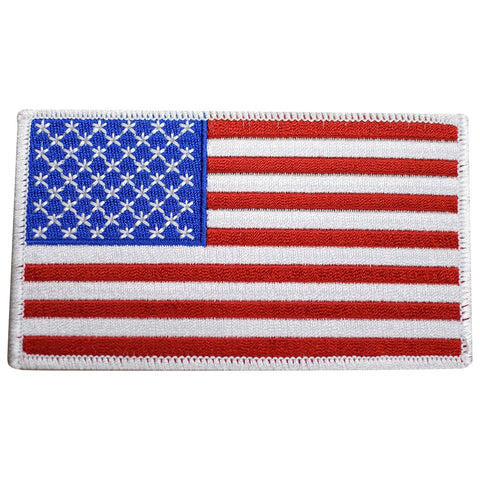 Large American Flag Patch - United States of America, USA 4-7/8" (Iron on)