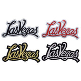 4-Pack Las Vegas Patch Set - Nevada Embroidered Badge 4" (Iron Or Sew On)