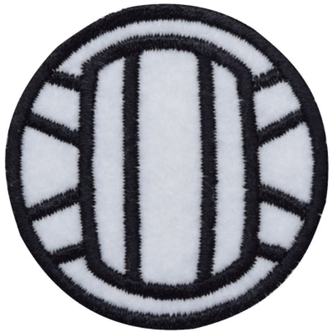 Medium Volleyball Applique Patch - Athletic Team Sports Ball Badge 2" (Iron on)