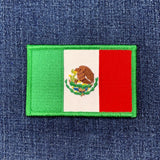 Mexican Flag Patch - Mexico Embroidered México Badge 3.5" (Iron Or Sew On)