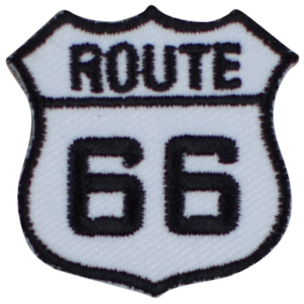 3-Pack Route 66 Patch Set – Mini Embroidered Highway Sign Badges (Iron ...
