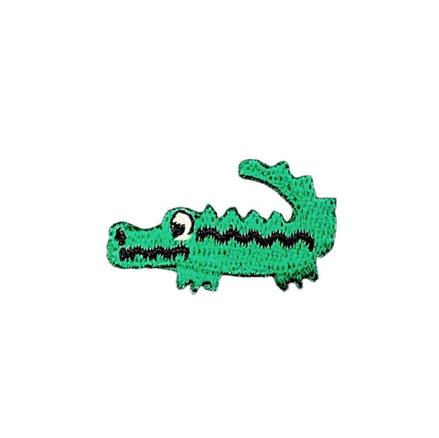 alligator patch on a white background