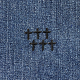 6-Pack Cross Applique Patch - Mini Black Embroidered Christian Badge 1/2" (Iron On)