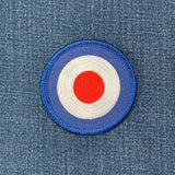 Mod Target Patch - Embroidered British Subculture Badge 2.5" (Iron On)