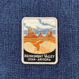 Monument Valley Patch - Embroidered Utah Arizona Navajo Badge 2-7/8" (Iron On)