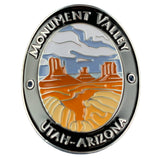 Monument Valley Walking Stick Medallion - Utah Arizona Navajo Hiking Collectors Badge