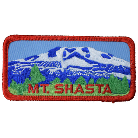 Mount Shasta Patch - Cascade Range, Siskiyou, Trinity, California 4" (Iron on)