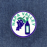 Napa Sticker - California Wine Country Vineyards Winery Grapes Decal UV Protection 3"