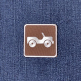 Off-Road Vehicle Patch - Embroidered OHV Sign Badge 2" (Iron On)