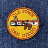 Old Town San Diego Patch - Embroidered California State Historic Park Badge 3" (Iron On)