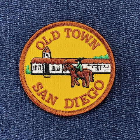 Old Town San Diego Patch - Embroidered California State Historic Park Badge 3" (Iron On)