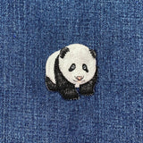 Panda Applique Patch - Embroidered Animal Badge 1.75" (Iron Or Sew On)