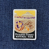 Petrified Forest National Park Patch - Embroidered Navajo Apache Arizona Badge 2-7/8" (Iron On)