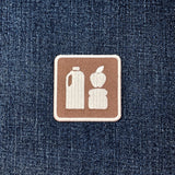 Picnic Area Patch - Embroidered Park Sign Badge 2" (Iron On)