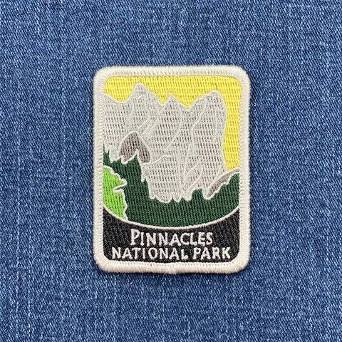 Pinnacles National Park Patch - Embroidered California Hiking Badge 3" (Iron On)