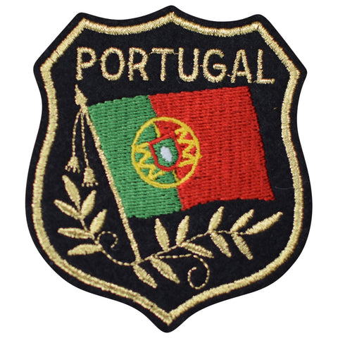 Portugal Patch - Iberian Peninsula, Azores, Madeira, Lisbon, Mylar Badge 3.25" (Iron on)