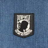 POW MIA Patch - Embroidered Prisoner of War Missing in Action Badge 3" (Iron On)
