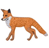 Fox Applique Patch - Embroidered Wild Animal Badge 2.5" (Iron On)