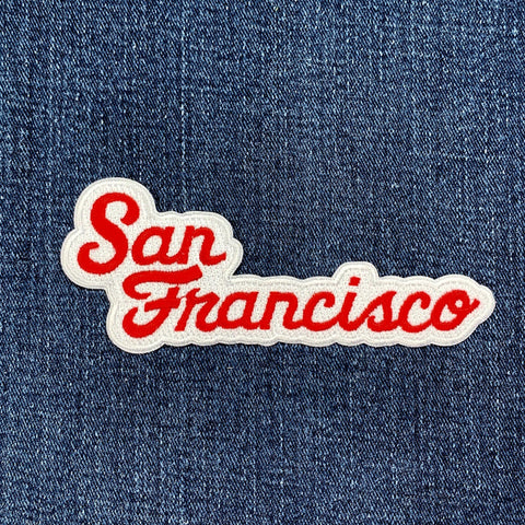 San Francisco Patch - Embroidered California Badge 4-5/8" (Iron On)