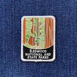 Redwood National Park Patch - Embroidered Humboldt California Badge 2-7/8" (Iron On)