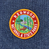 Redwoods National & State Park Patch - Embroidered California Giant Sequoia Tree Badge 2.75" (Iron On)