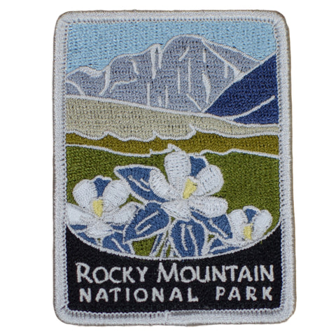 Rocky Mountain National Park Patch - Colorado, CO Badge 3" (Iron on)