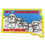 Patch of Mount Rushmore on a white background
