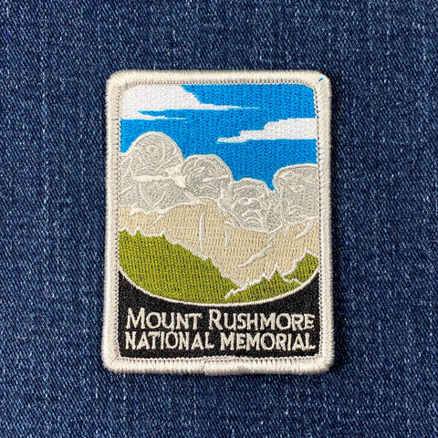 Mount Rushmore Patch - Embroidered South Dakota National Memorial Badge 2-7/8" (Iron On)