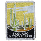 Patch of Saguaro National Park on a white background