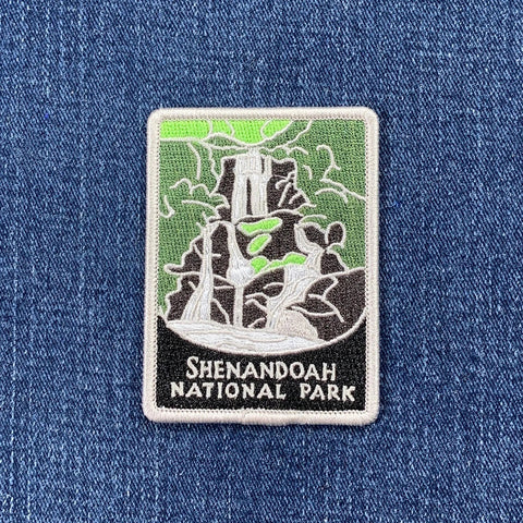 Shenandoah National Park Patch - Embroidered Blue Ridge Mountains Virginia Badge 2-7/8" (Iron On)