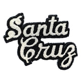 embroidered santa cruz patch on a white background