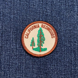 California Redwoods Patch - Embroidered Giant Sequoia Tree Badge 2" (Iron On)