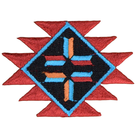 Southwest Applique Patch - Native American Indian Badge 2-1/8" (Iron on)