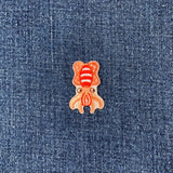 Squid Applique Patch - Embroidered Sea Creature Badge 1-3/8" (Iron On)