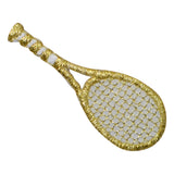 Tennis Racket Patch on a white background