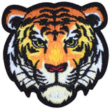 Tiger Applique Patch - Embroidered Animal Badge 2" (Iron On)