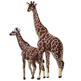 Two Giraffes Applique Patch - Safari Zookeeper Embroidered Animal Badge 3.75" (Iron On)
