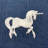 Unicorn Applique Patch - Magical Creature, Fantasy Badge 3.75" (Clearance, Iron on)