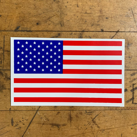 Large USA Flag Sticker - United States Vinyl Decal with UV Protectant for Car Boat RV Truck 5" x 3"