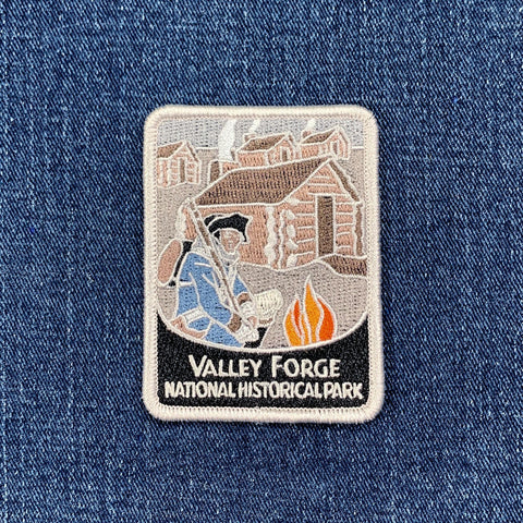 Valley Forge National Park Patch - Embroidered Pennsylvania Revolutionary War Badge 2-7/8" (Iron On)